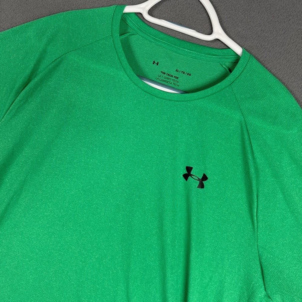 Under Armour Tech Tee Mens XL Green Athletic Short Sleeve Performance Shirt